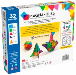 Magna-Tiles Läpinäkyvät 32 kpl