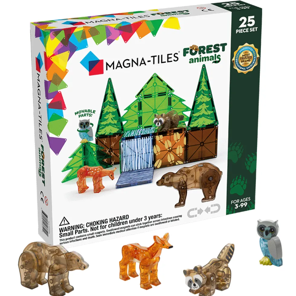 Magna-Tiles | Metsän elämää, 25 kpl