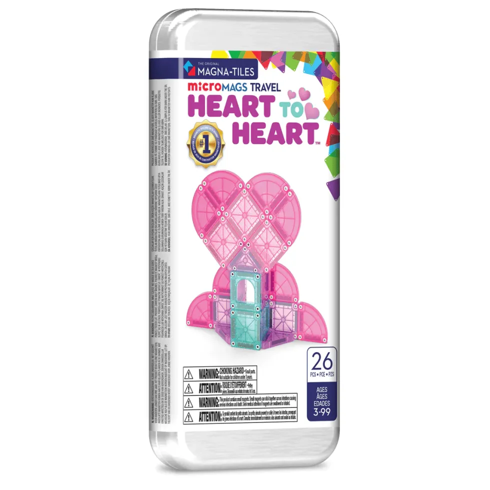 Magna-Tiles | microMAGS Heart to Heart, 26 osaa