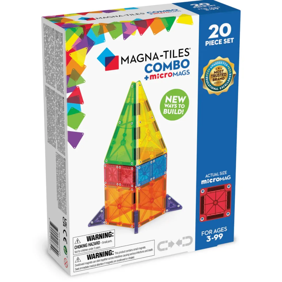 Magna-Tiles | microMAGS kombi, 20 kpl