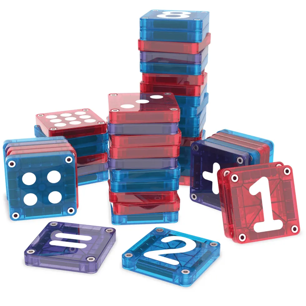 Magna-Tiles | microMAGS Learn Numbers, 56 osaa