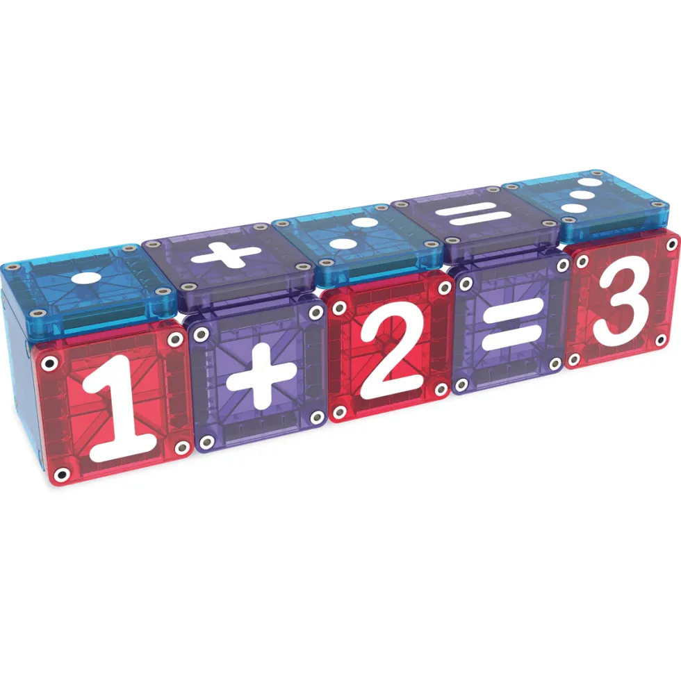 Magna-Tiles | microMAGS Learn Numbers, 56 osaa