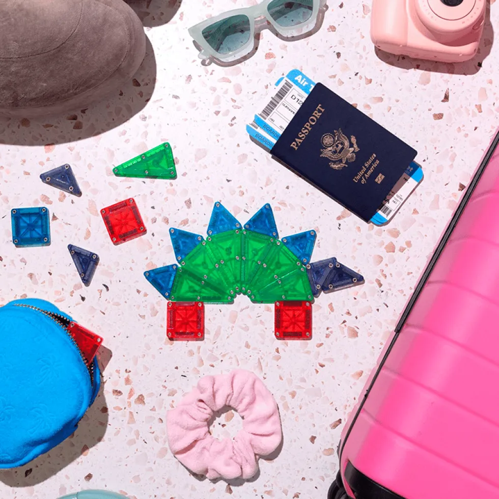 Magna-Tiles | microMAGS matkasetti, 26 kpl