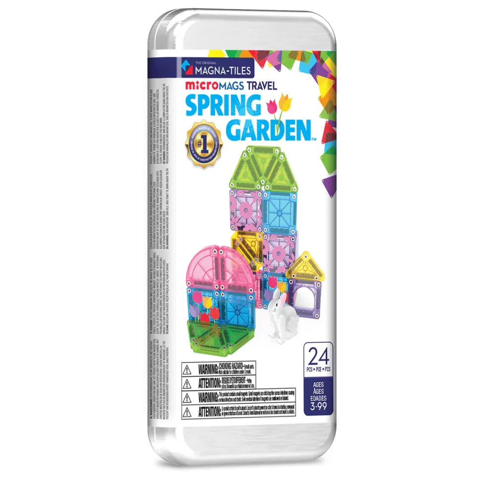 Magna-Tiles | microMAGS Spring Garden, 24 osaa