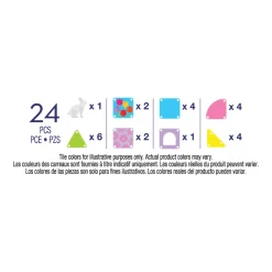 Magna-Tiles | microMAGS Spring Garden, 24 osaa