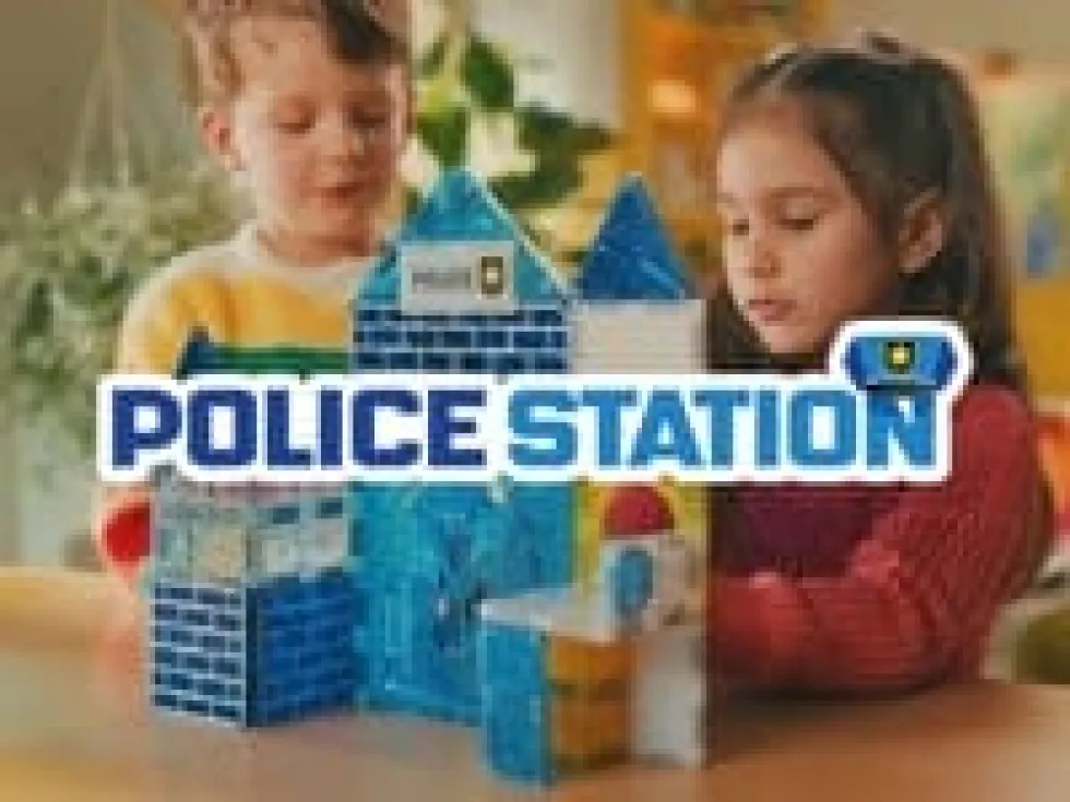 Magna-Tiles | Poliisiasema, 36 osaa