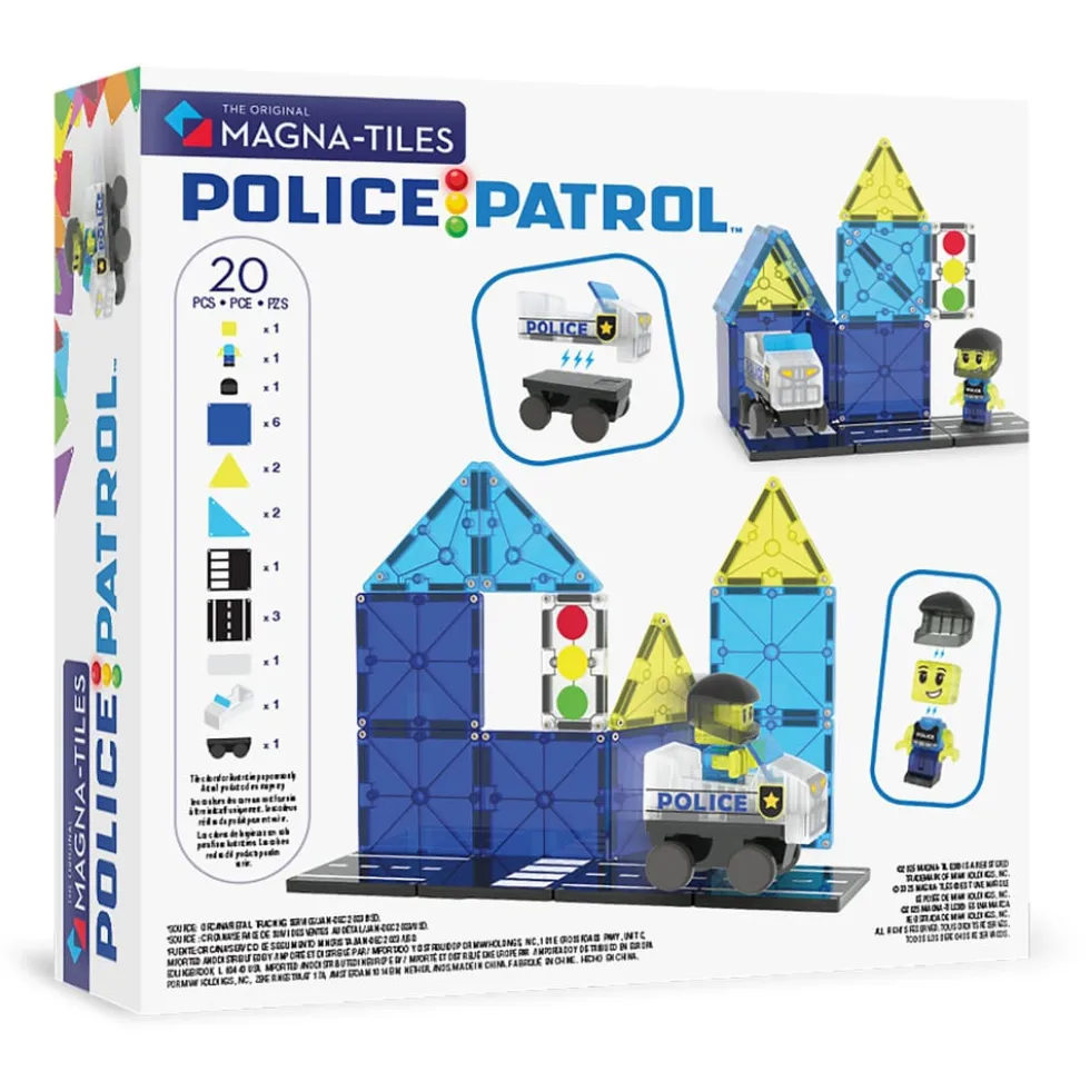 Magna-Tiles | Poliisipartio, 20 osaa