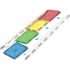 Magna-Tiles | Rail Racers Deluxe -kuularata, 33 os