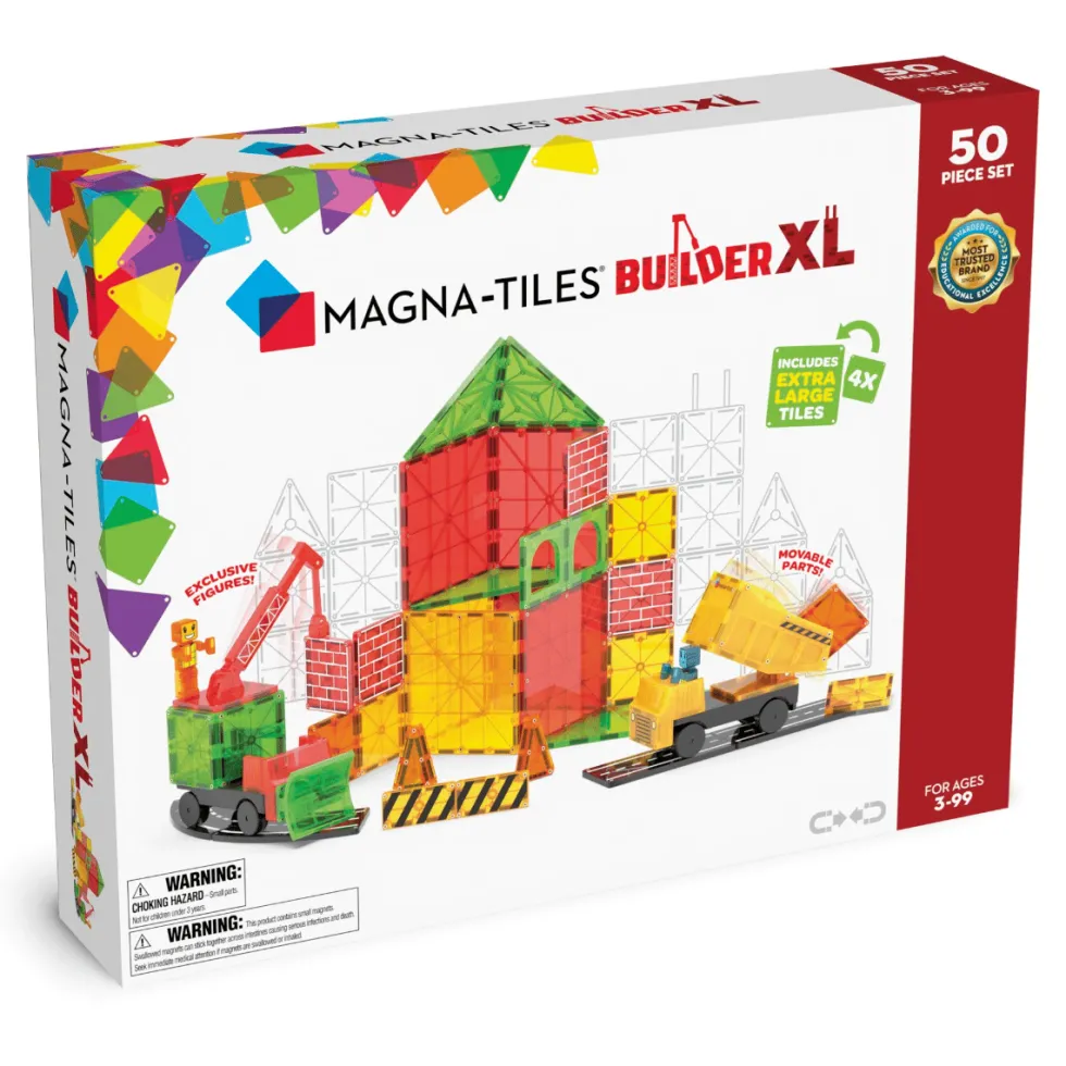 Magna-Tiles | Rakentaja XL, 50 kpl