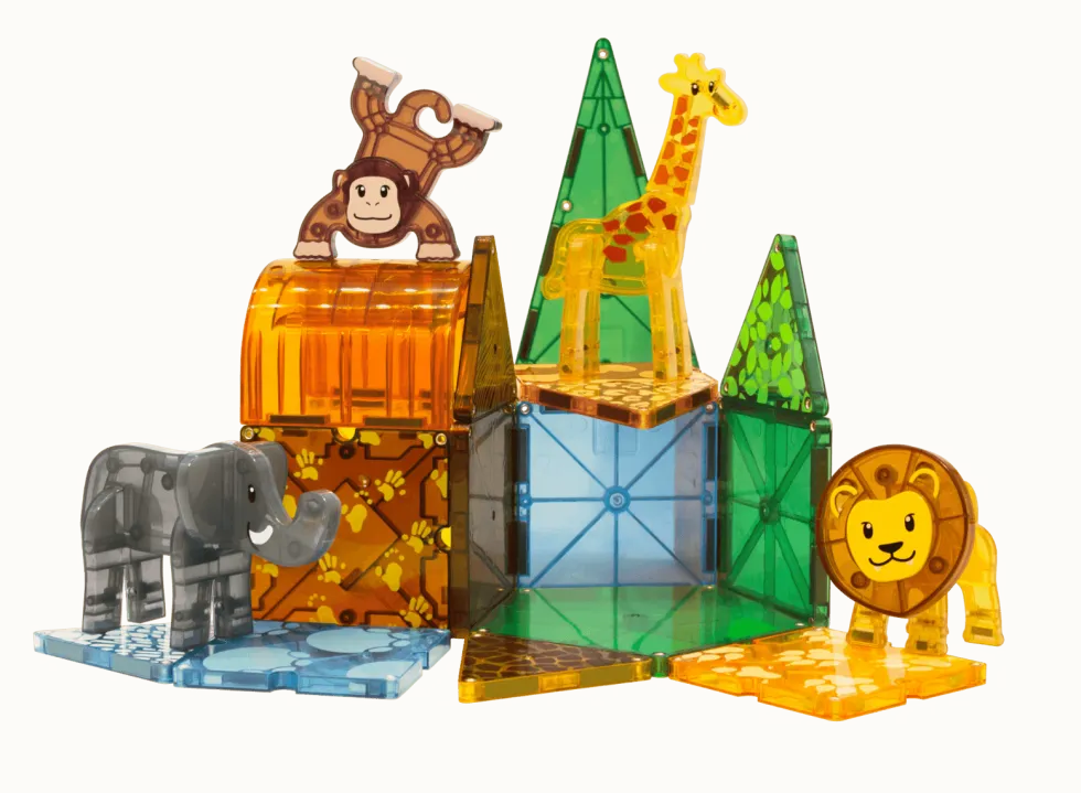Magna-Tiles | Safarieläimet, 25 kpl