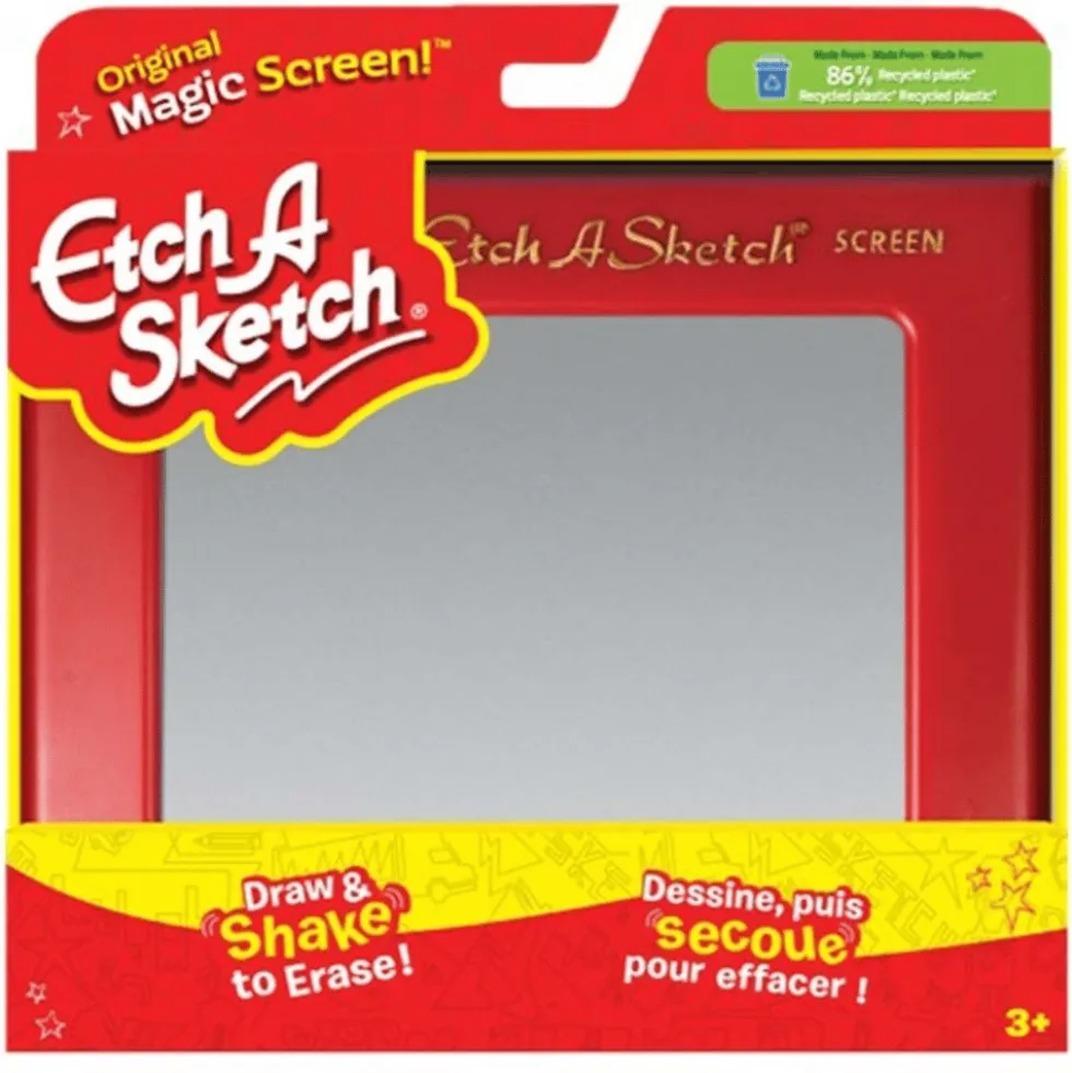 Magneettinen piirustuslevy - Etch A Sketch