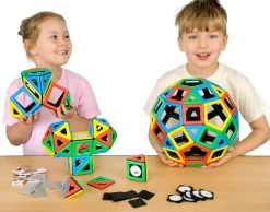 MAG Polydron | Deluxe oppilaitossetti | 184 osaa