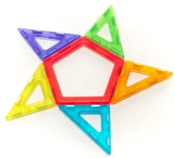MAG Polydron | Läpinäkyvä | 100 osaa