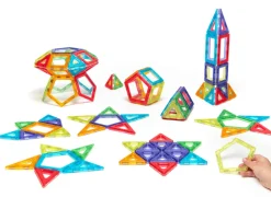 MAG Polydron | Läpinäkyvä | 100 osaa