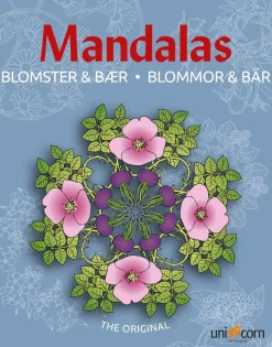 Mandala Värityskirja - Kukkia ja marjoja