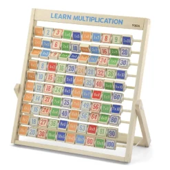 Matematiikka - Opi kertolaskut, puinen taulukko