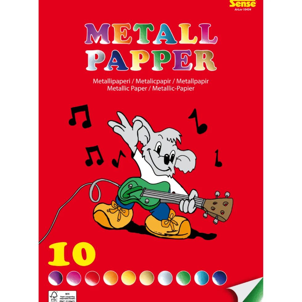 Metallipaperi A4 - 10 arkkia