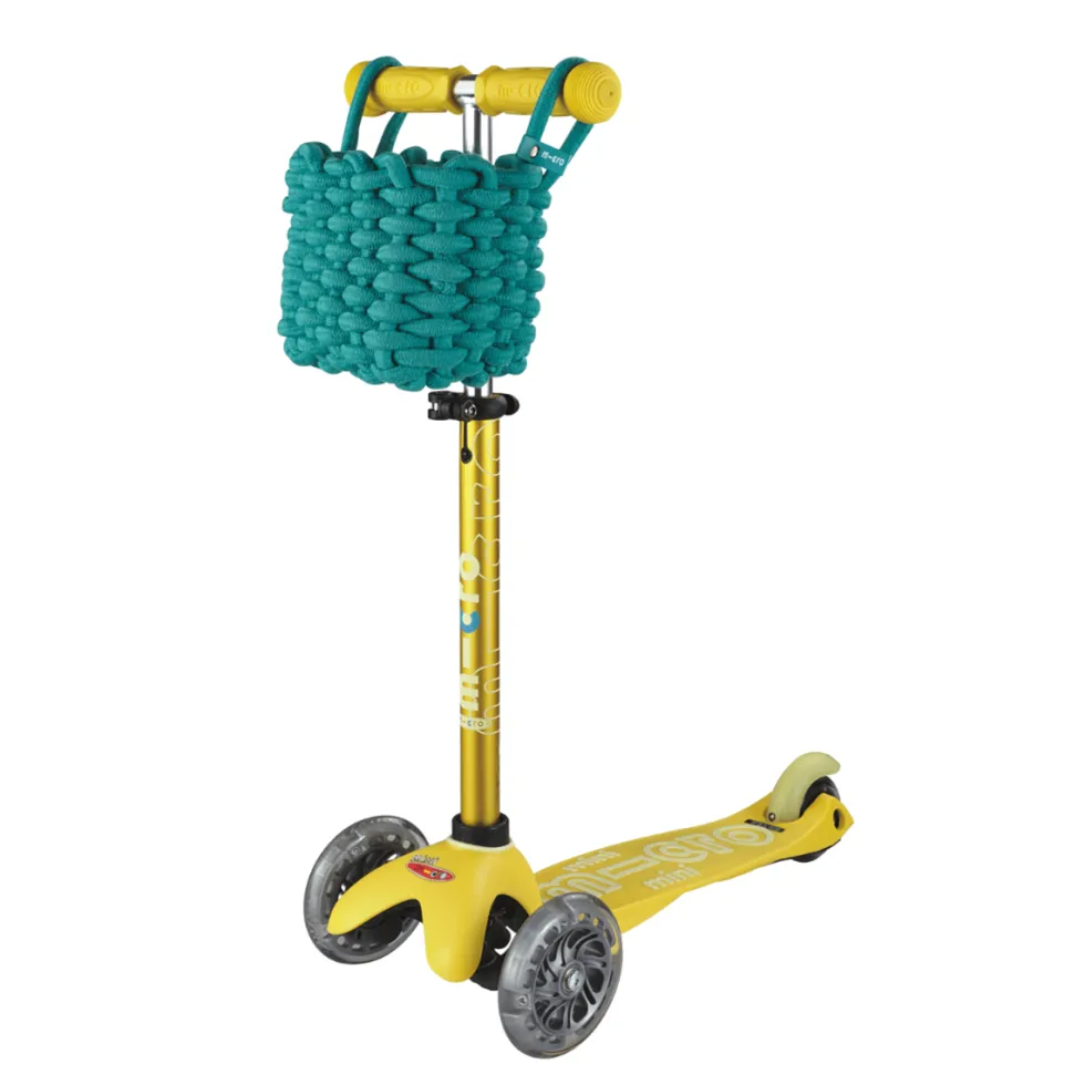 Micro potkulaudan tarvikkeet - Kori, turkoosi