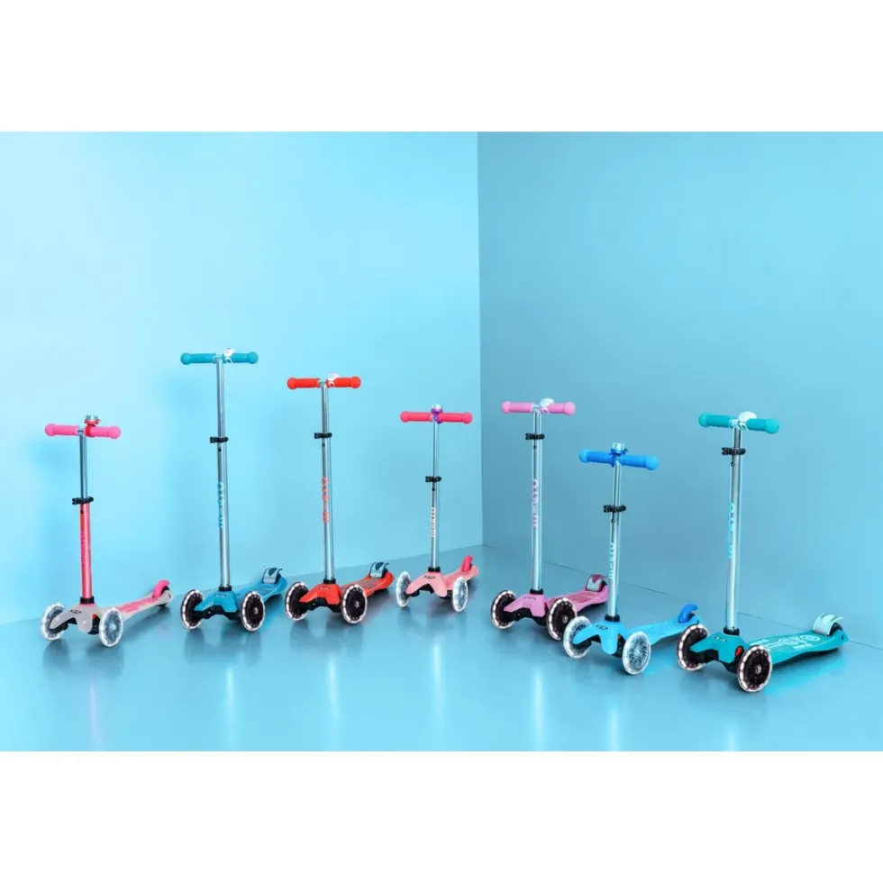 Micro potkulauta - Mini Deluxe Glow LED Plus, turk
