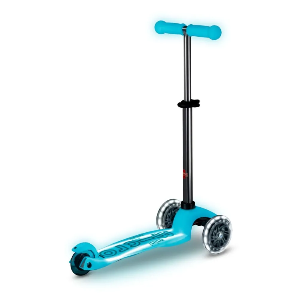 Micro potkulauta - Mini Deluxe Glow LED Plus, turk