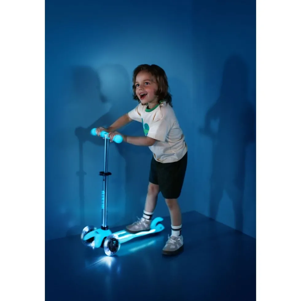 Micro potkulauta - Mini Deluxe Glow LED Plus, turk