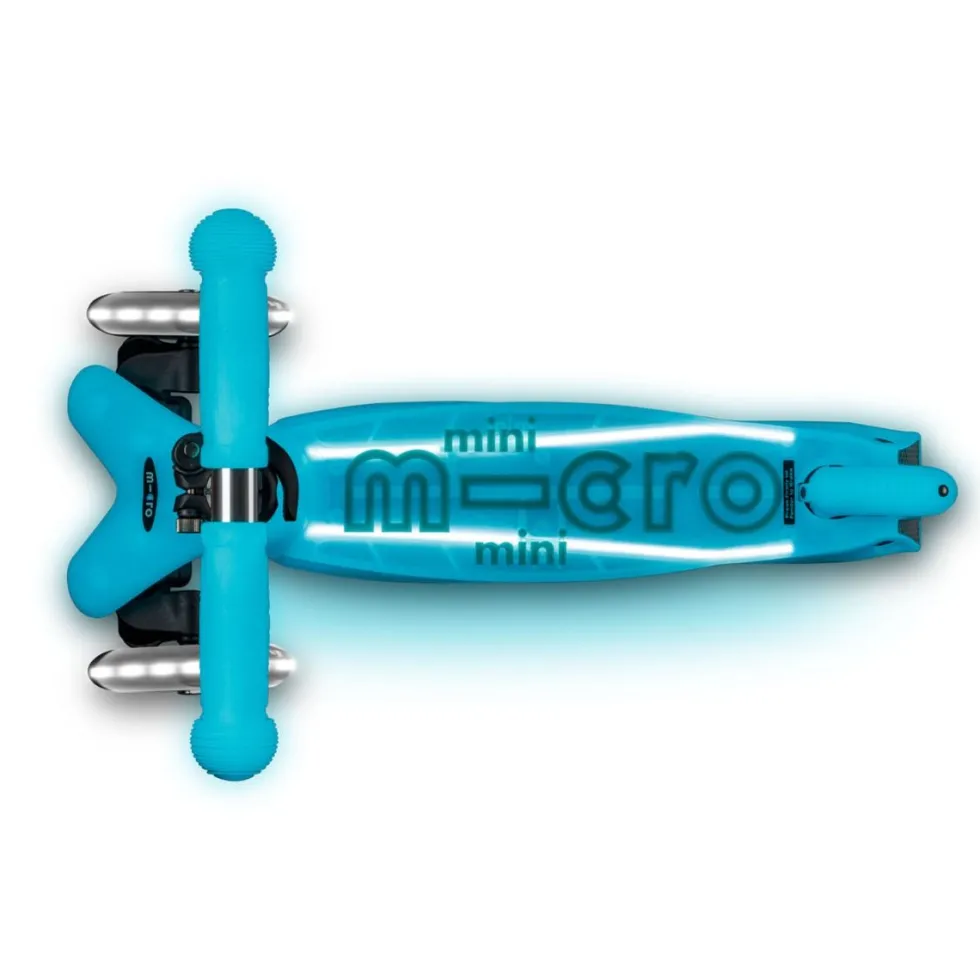 Micro potkulauta - Mini Deluxe Glow LED Plus, turk