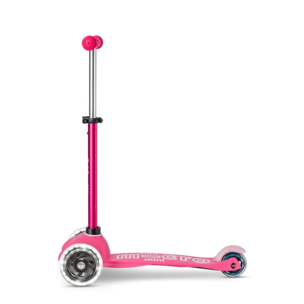 Micro potkulauta - Mini Deluxe LED, pinkki