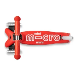 Micro potkulauta - Mini Deluxe LED, punainen