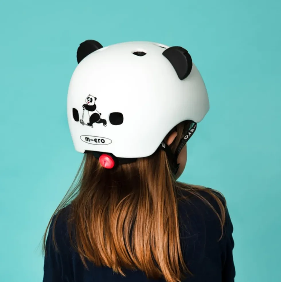 Micro pyöräilykypärä Panda - Small, 48-53 cm