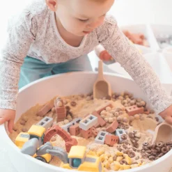 Mini-kulhot aistileikkiin - Luonnonsävy, 4 kpl