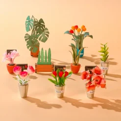 Minimaailma kirjahyllyyn - Floral Corner