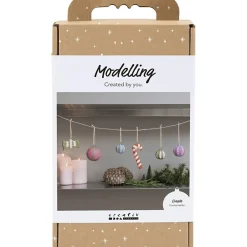 Muovailusetti paperimassasta - Joulukoristeet