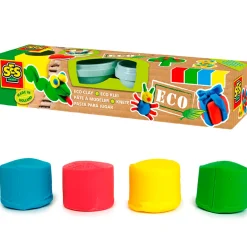 Muovailuvaha - 4 x 90g - perusvärit