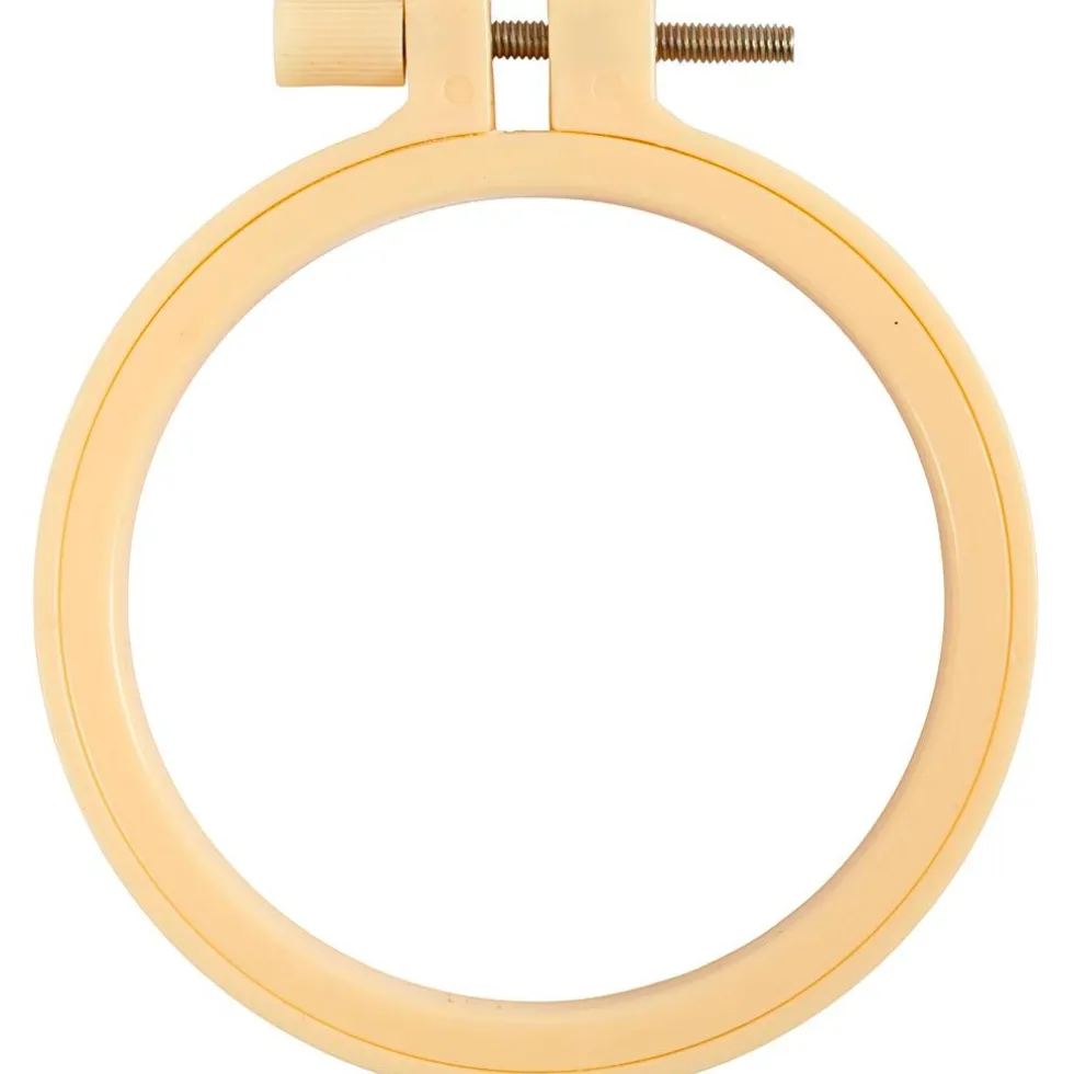 Muovinen kirjontakehys Ø9,5 cm - 10 kpl