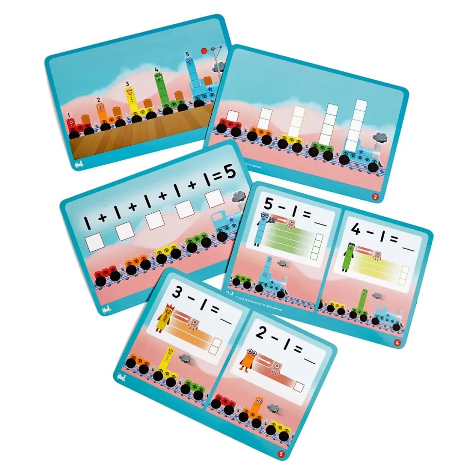 Numberblocks aktiviteettisetti - Pikajuna