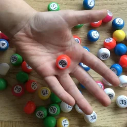 Numerolotto-tarvikkeet - Numeropallot, 90 kpl