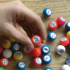 Numerolotto-tarvikkeet - Numeropallot, 90 kpl