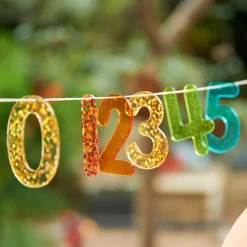 Numerot glitterillä, 14 kpl
