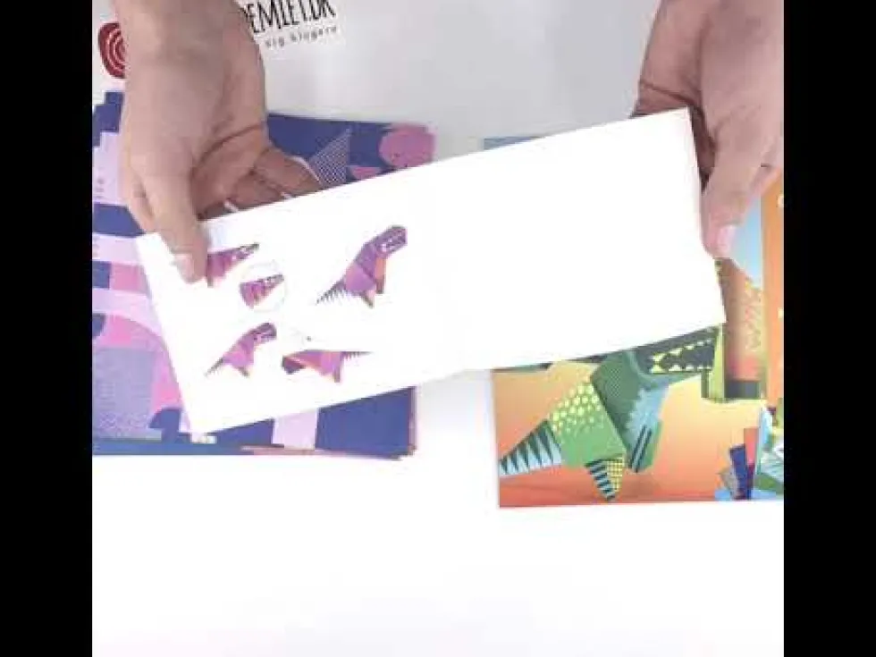 Origamisetti - Dinosaurus
