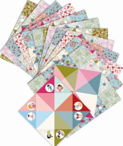 Origamisetti - Paperikirput kirkkaissa väreissä