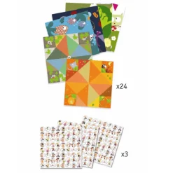Origami - Taitteluleikki eläinaiheilla