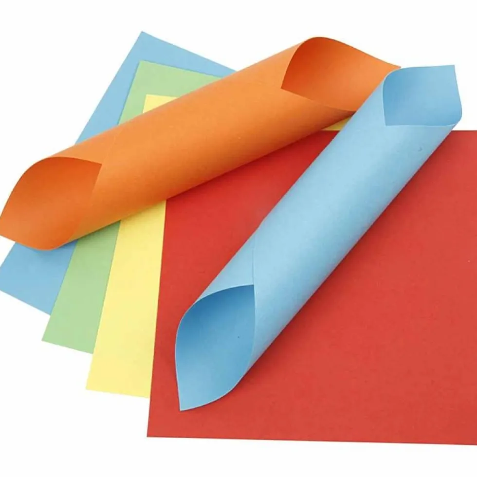 Origami 15 x 15 cm - Perusvärit, 10 arkkia