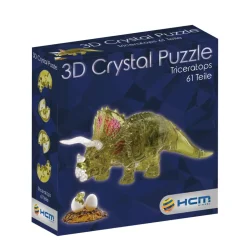 Palapeli 3D kristallit - Triceratops, 61 osaa