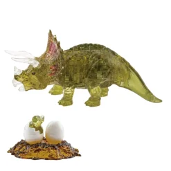 Palapeli 3D kristallit - Triceratops, 61 osaa