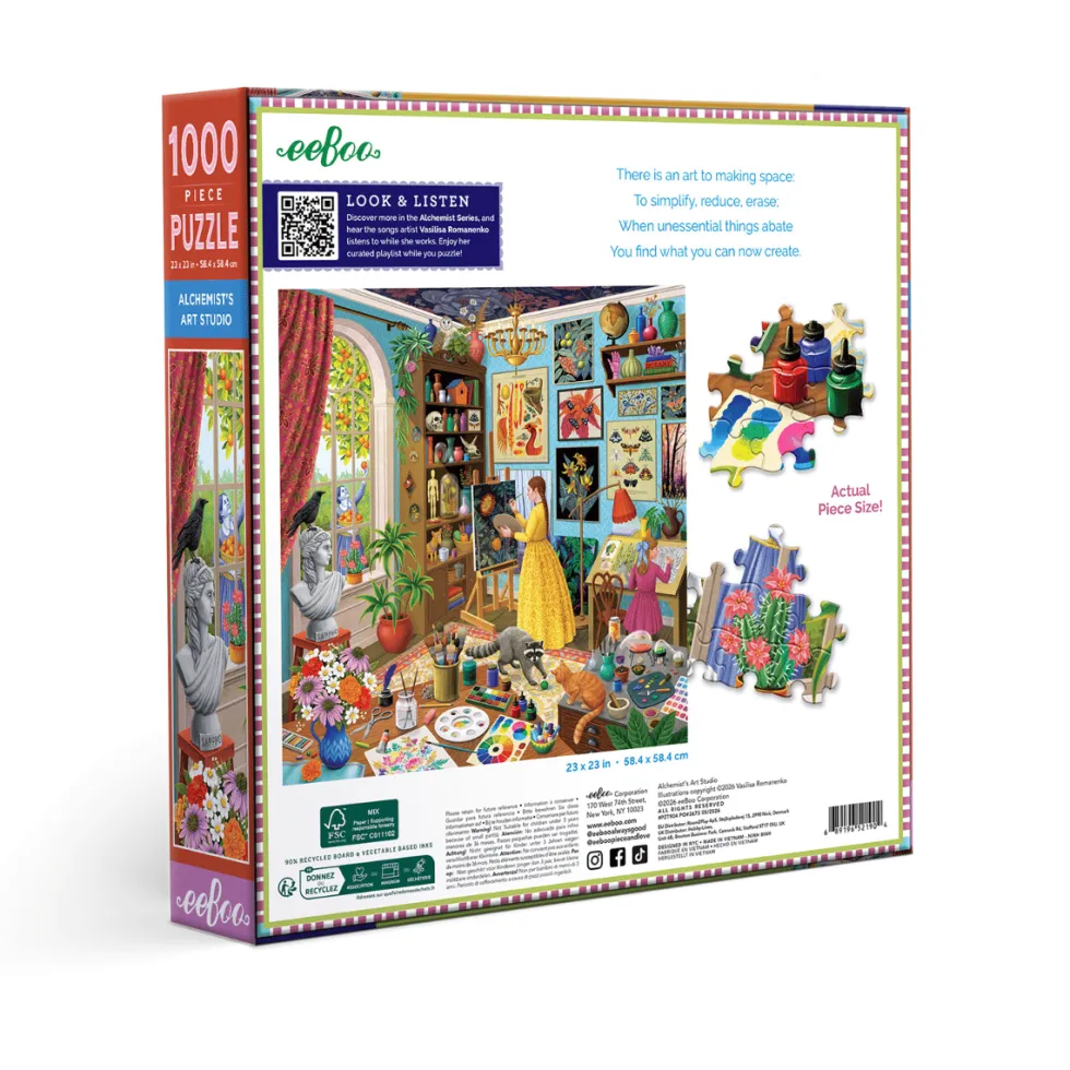 Palapeli, 1 000 palaa – Alchemist's Art Studio
