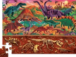 Palapeli, 48 palaa - Yllä/Alla - Dino World