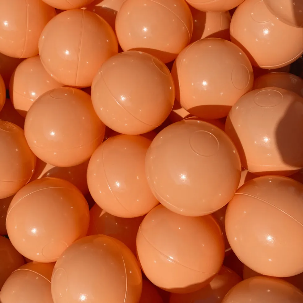 Pallomeripallot Ø7 cm - Appelsiini, 100 kpl