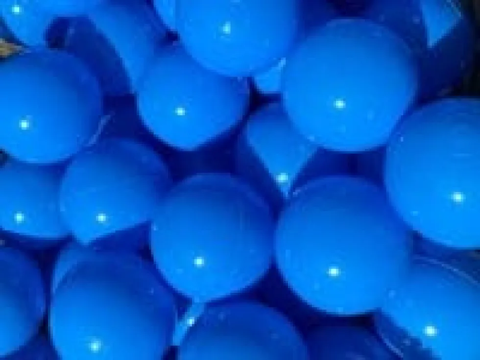 Pallomeripallot Ø7 cm - Kirkkaan sininen, 100 kpl