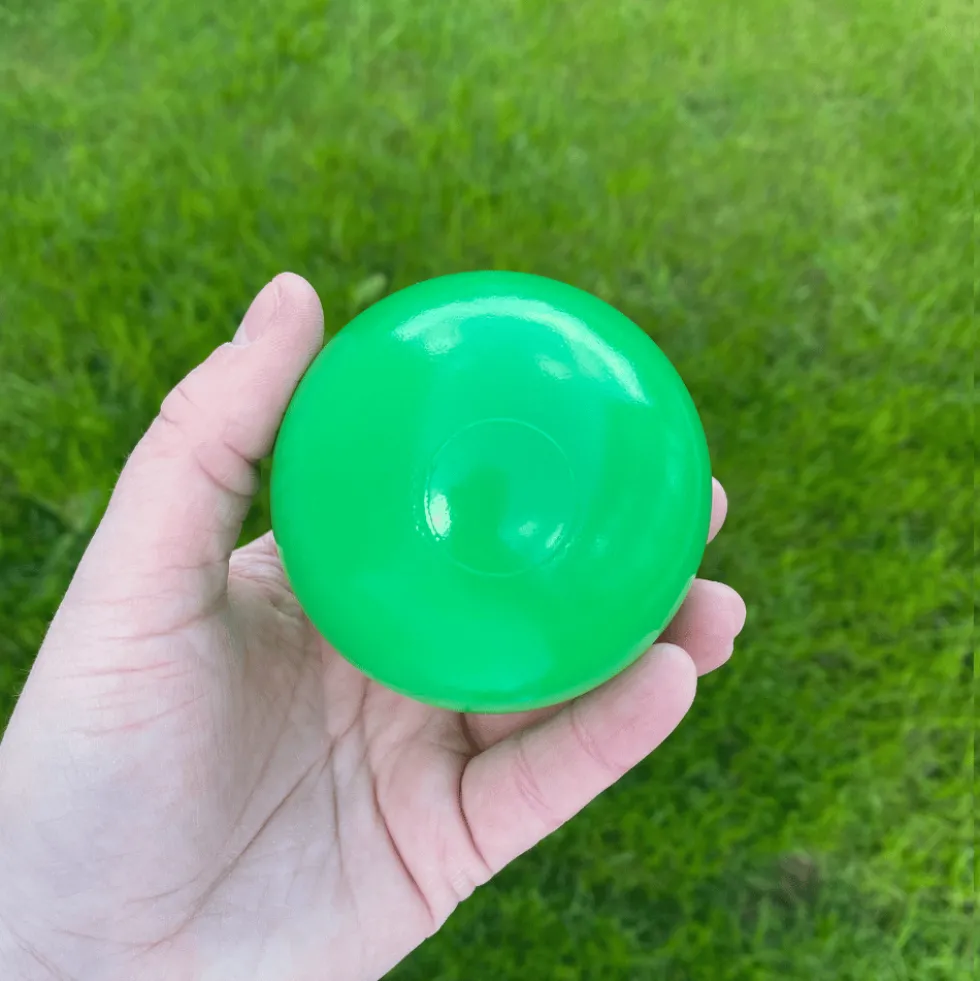 Pallomeripallot Ø7 cm - Kirkkaan vihreä, 100 kpl