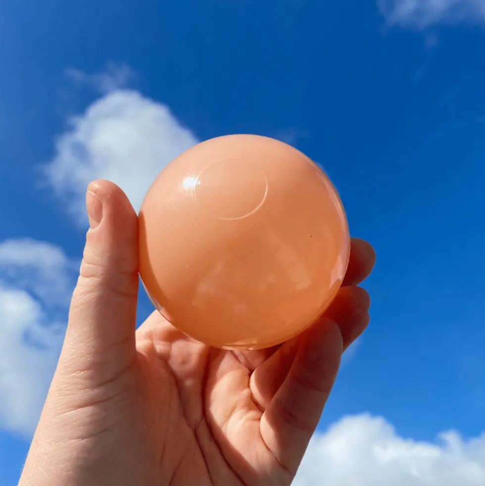 Pallomeripallot Ø7 cm - Persikka, 100 kpl